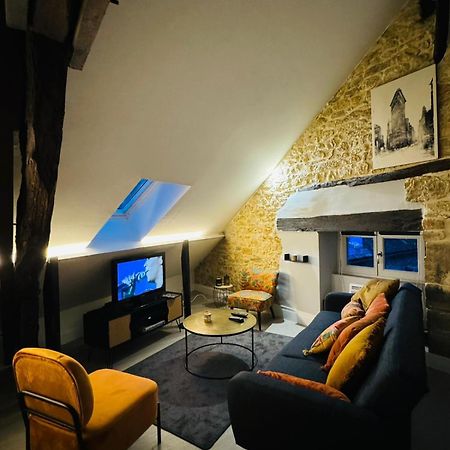 Appartement* authentique meublé Sarlat coeur ville Exterior foto