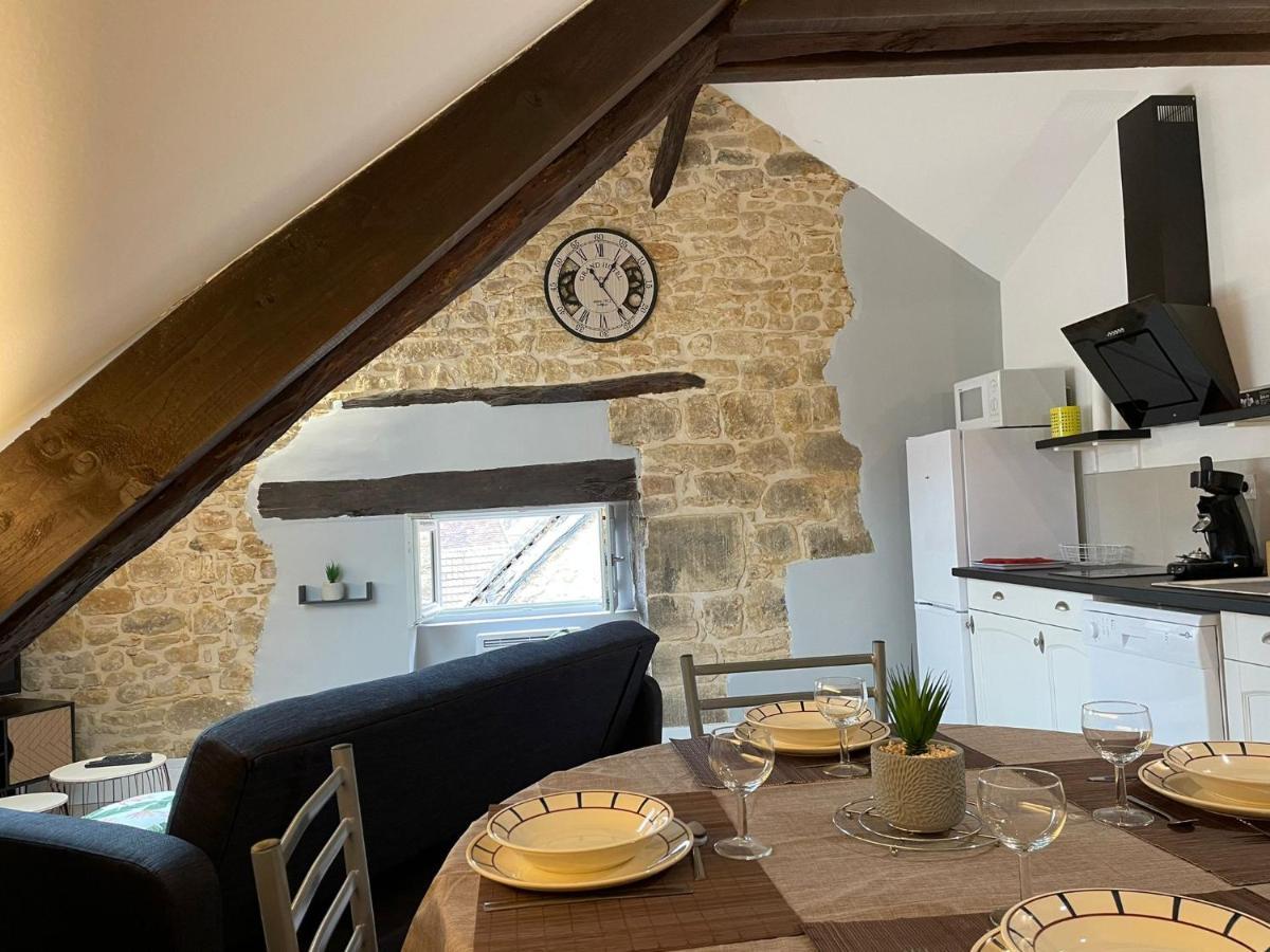 Appartement* authentique meublé Sarlat coeur ville Exterior foto